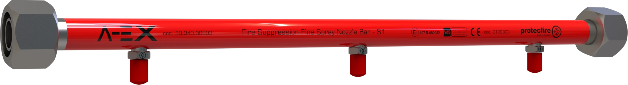 barra de pulverizacion fina contra incendios protecfire A-EX
